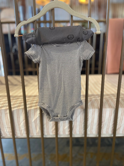 Carter's Rinos, Monkeys, & Lions 3-piece Onesie