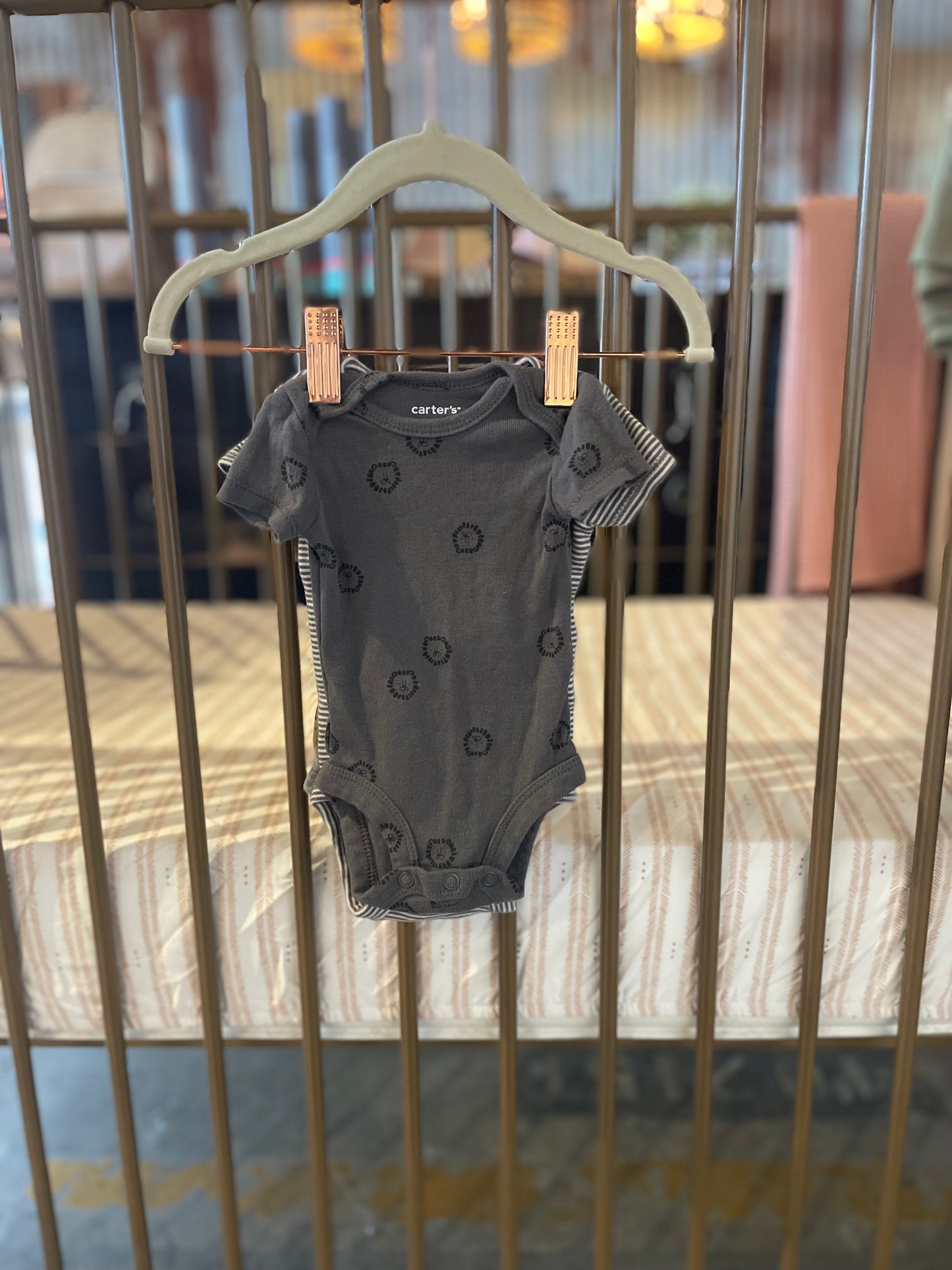 Carter's Rinos, Monkeys, & Lions 3-piece Onesie