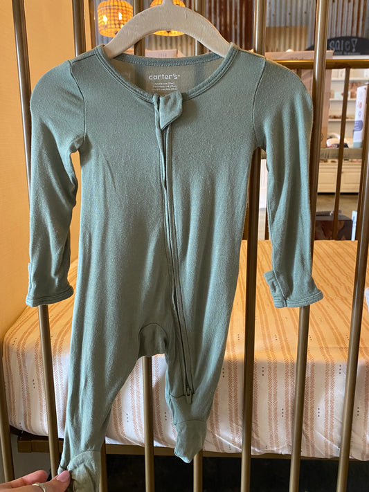 Carter's Sage Green Sleeper