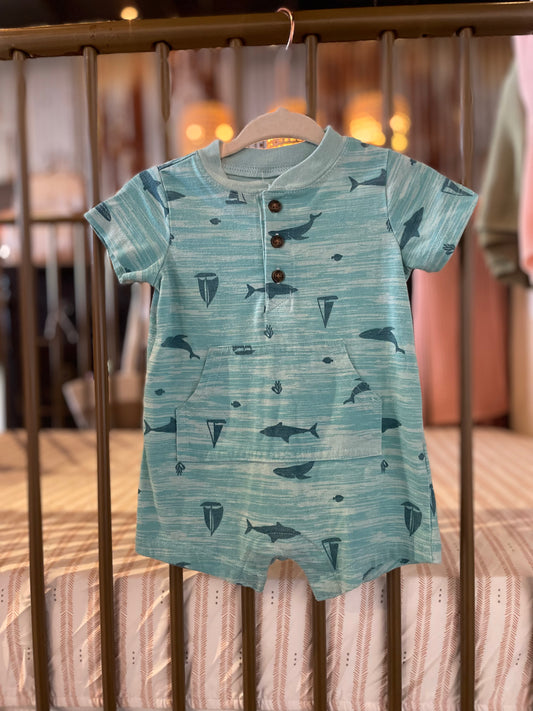 Carter's Sailing The Ocean Sea Romper
