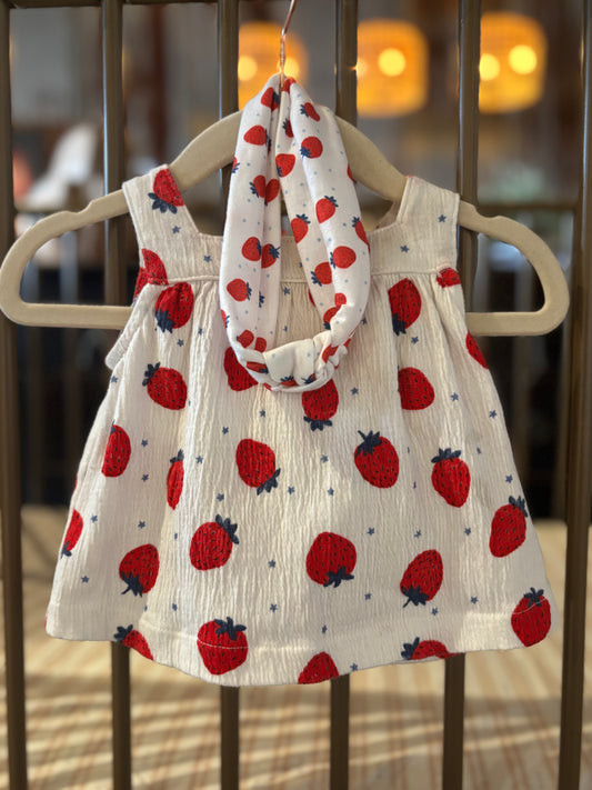 Carter's Stars & Strawberries 3-piece Outfit
