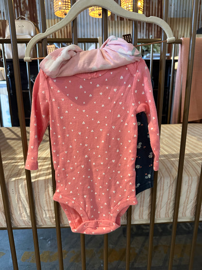 Carters 3 Piece Long Sleeve Onesie Set