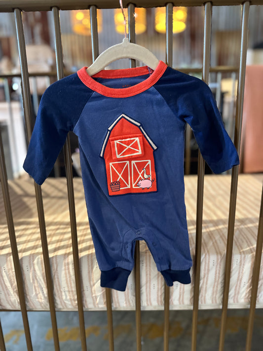 Cat & Jack Baby Red Farm Barn Sleeper