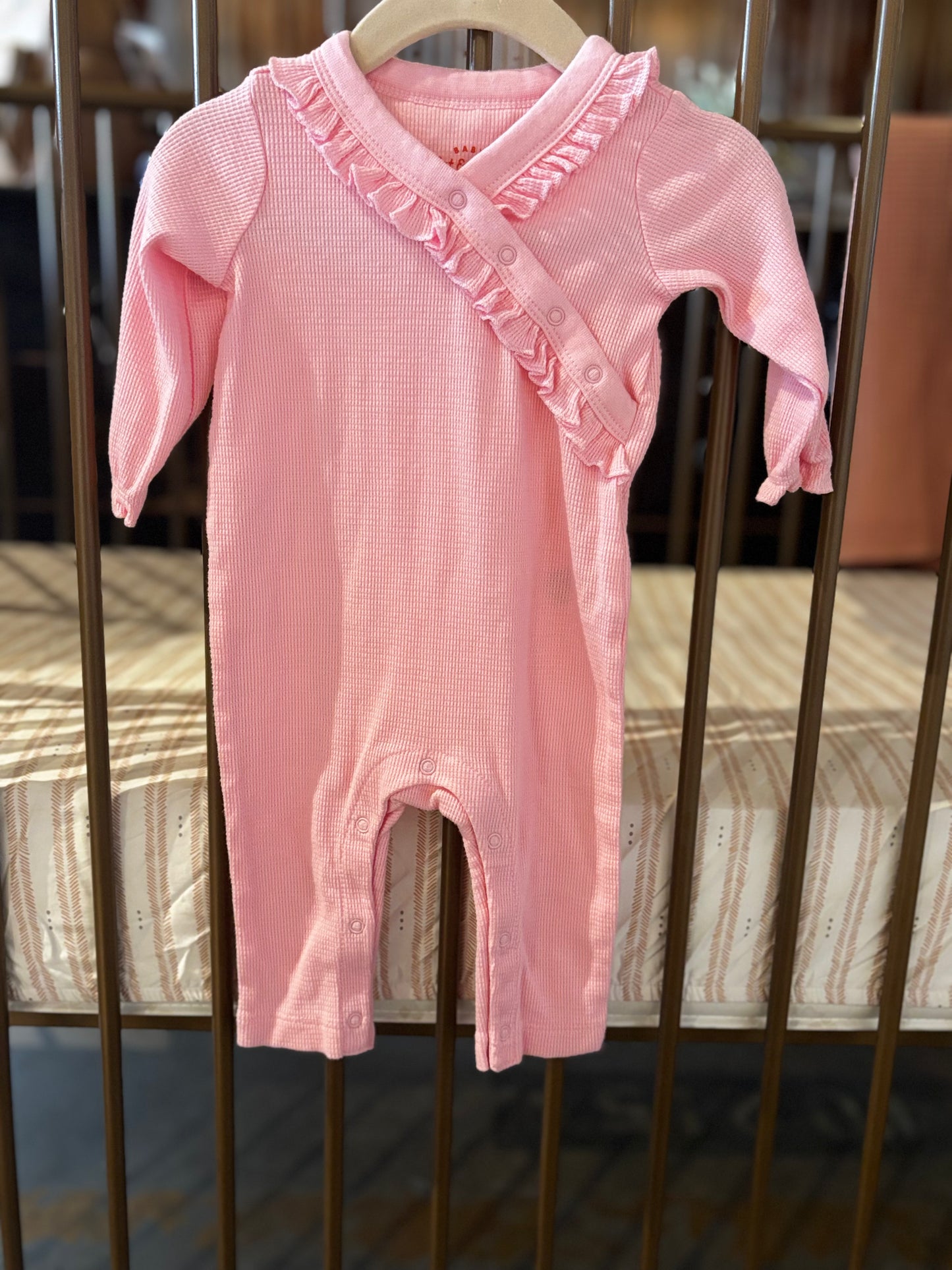 Cat & Jack PInk Ruffle Jumper