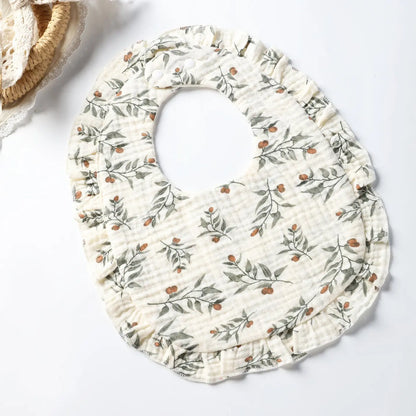 Cotton Ruffle Bibs