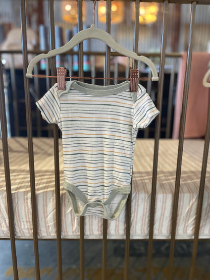 Chickpea Green Dinos & Strips 2-piece Set