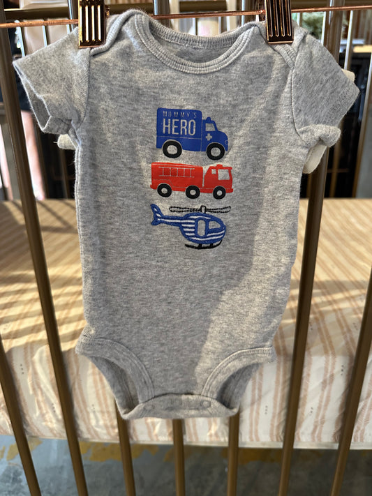 Child Of Mine "Mommy's Hero" 3-piece Onesies