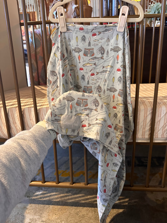 Copper Pearl Fishing Day Carseat Cover