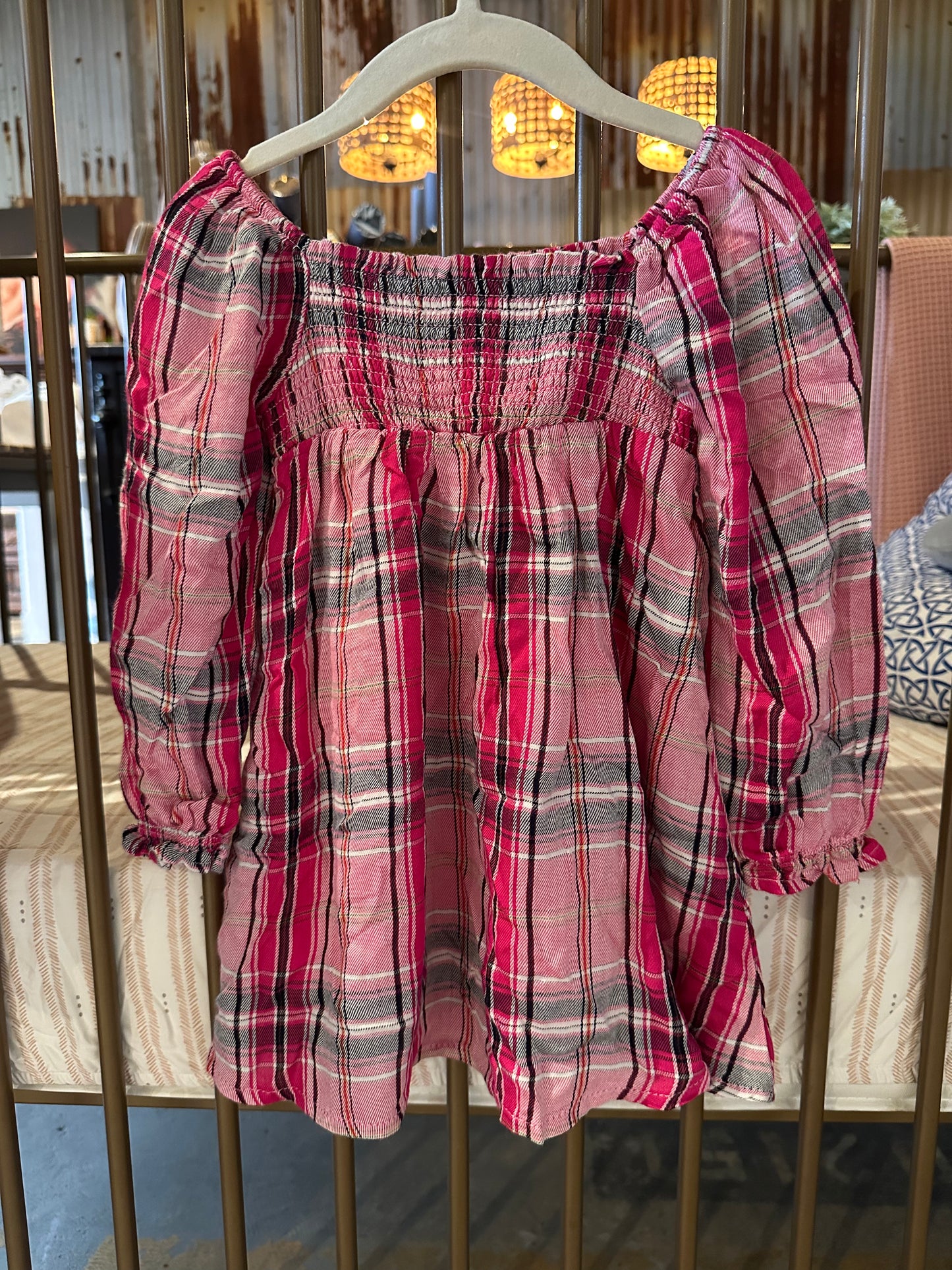 Crown & Ivy Baby Pink Long Sleeve Dress
