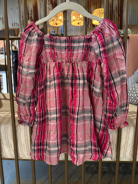 Crown & Ivy Baby Pink Long Sleeve Dress