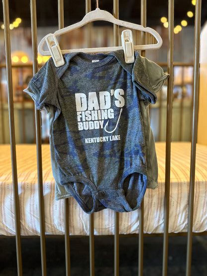 "Dad's Fishing Buddy" X Honest 2-piece Shirt