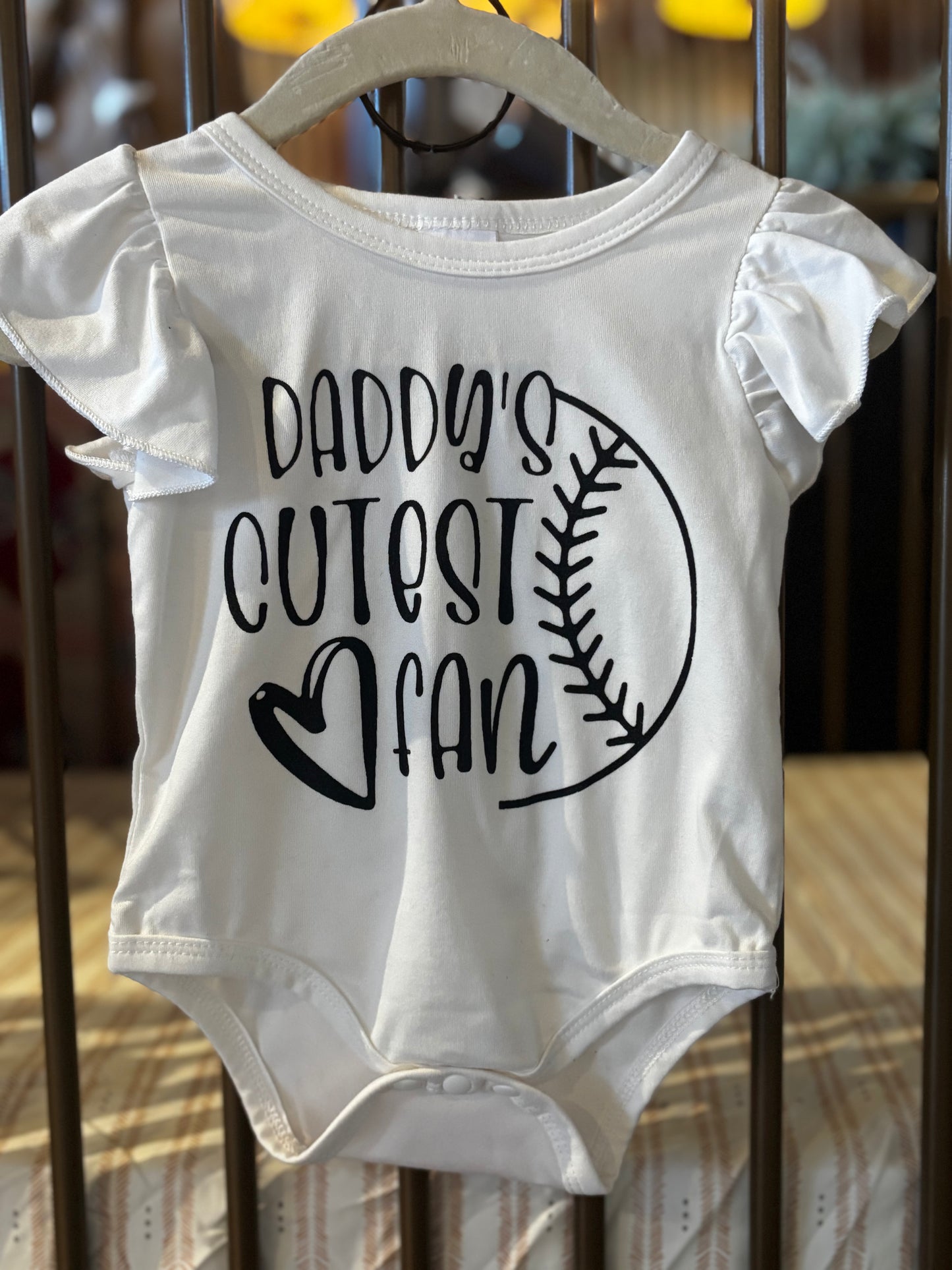 Daddy's Cutest Fan Outfit
