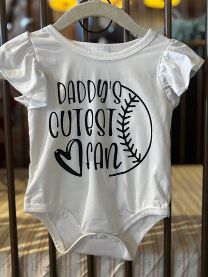 Daddy's Cutest Fan Outfit