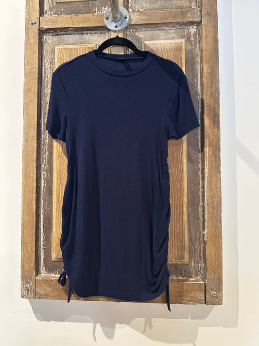 Dark Navy Blue Maternity Dress