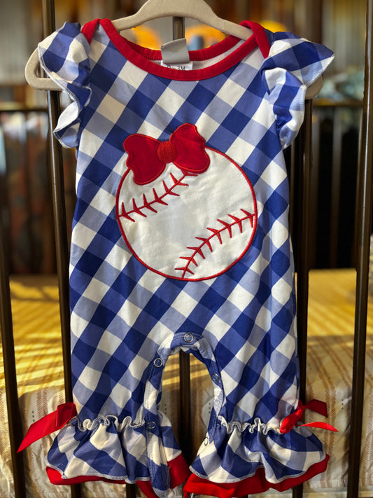 Dash Of Glitter Softball Jumpsuit