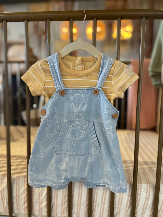 Disney Baby  Whinnie The Pooh 2-piece Outfit Set