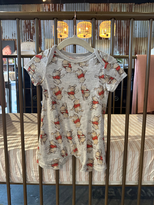 Disney Winnie The Pooh Grey Romper