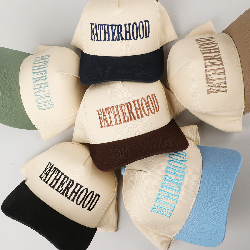 FatherHood Embroidery Hat