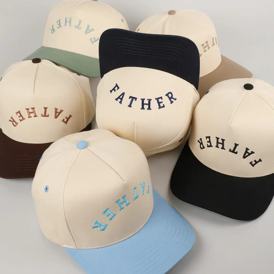 Father Upside Down Embroidery Hat