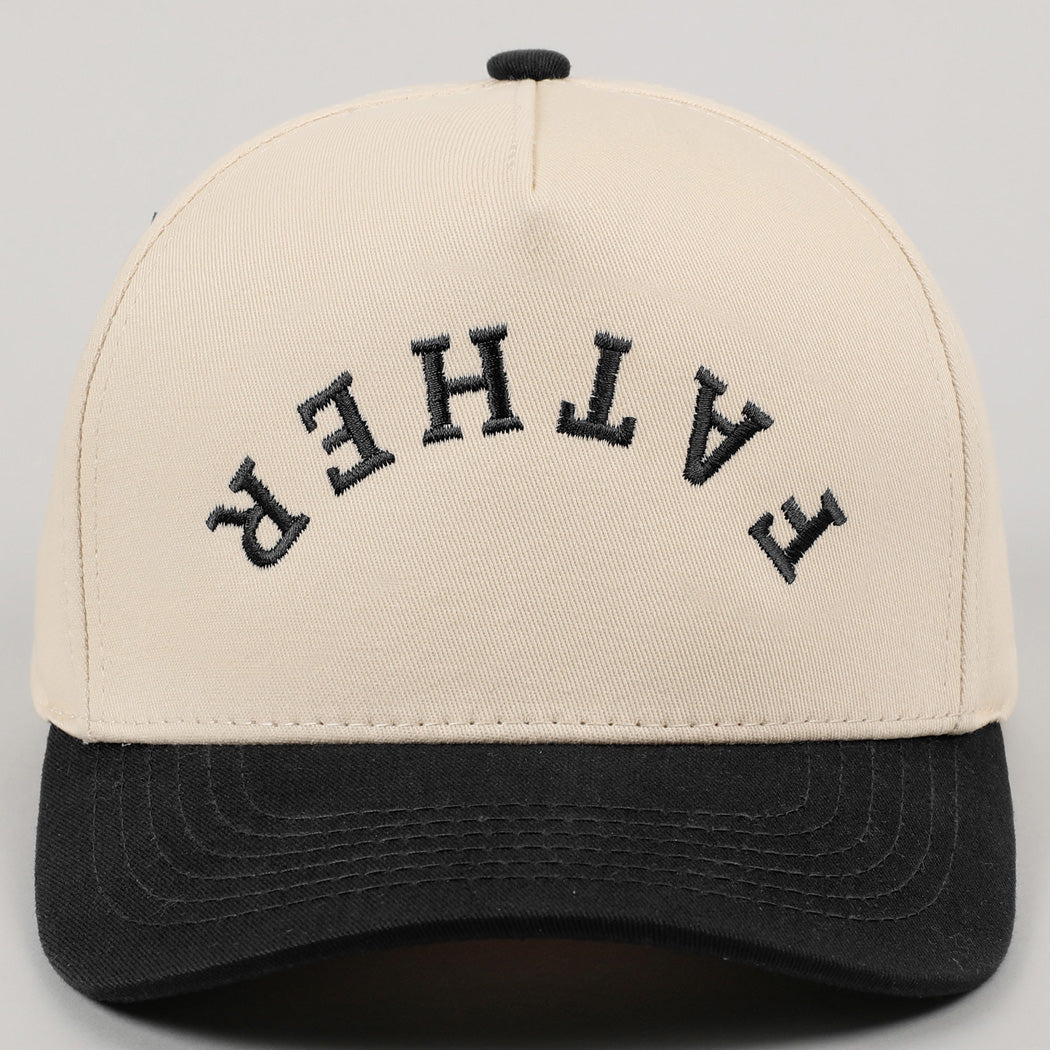 Father Upside Down Embroidery Hat