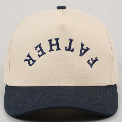 Father Upside Down Embroidery Hat