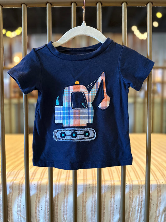 First Impressions Navy Excavator T-shirt