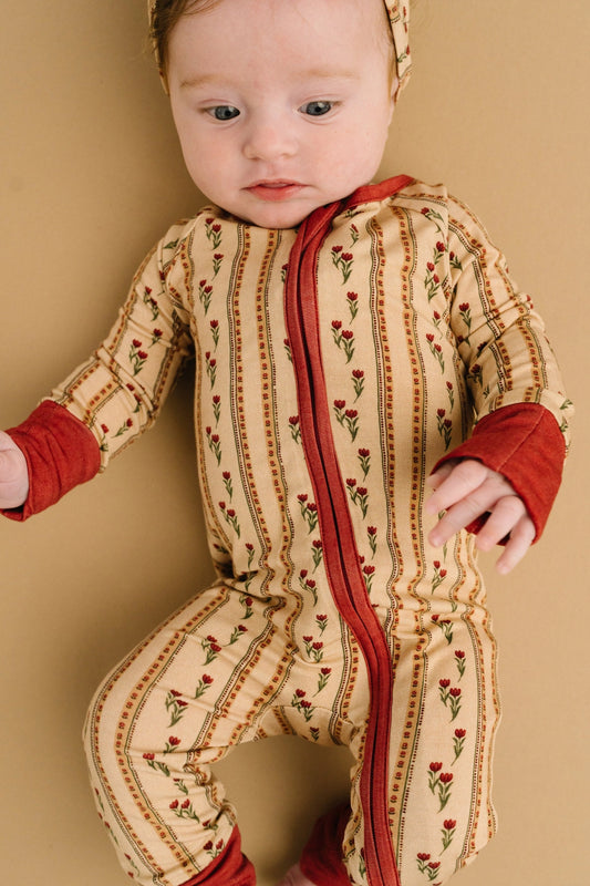 Little Ones Floral Heirloom Bamboo Sleeper