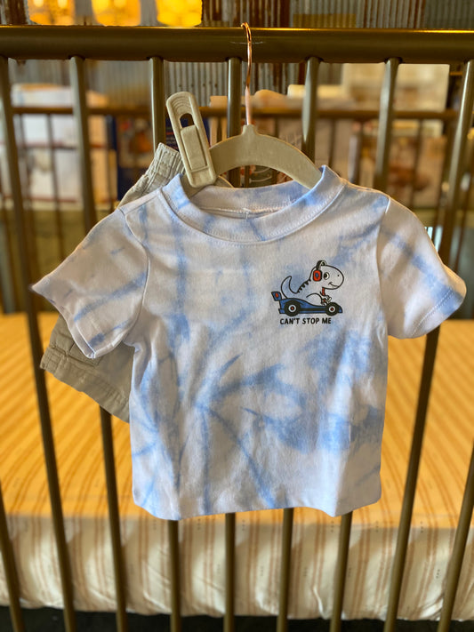 Garanimals "Can't Stop me" Tie Dye 2-piece