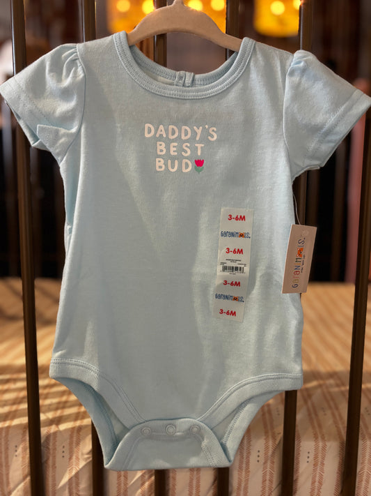 Garanimals "Daddy's Best Bud"2-piece Onesies