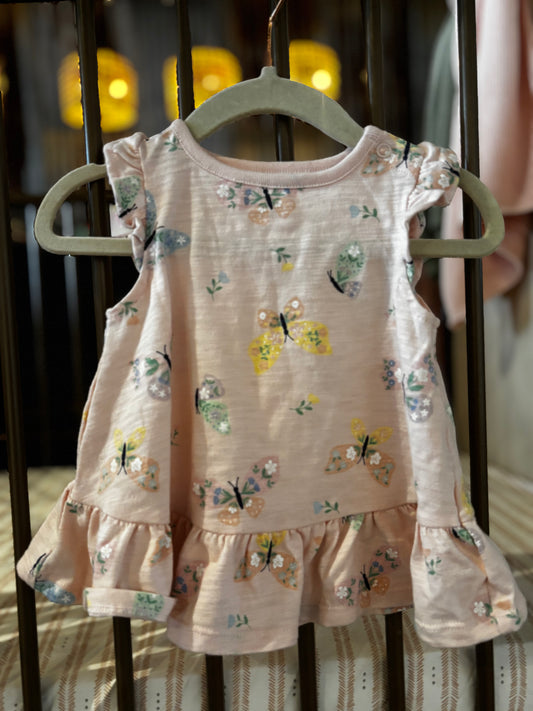 Garanimals PInk Floral Butterfly Shirt