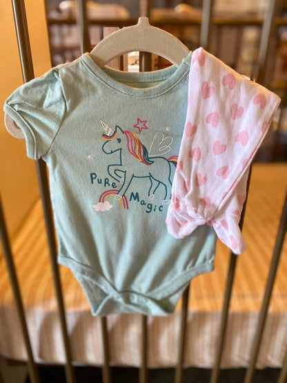 Garanimals "Pure Magic" Unicorn 2-piece Outfit