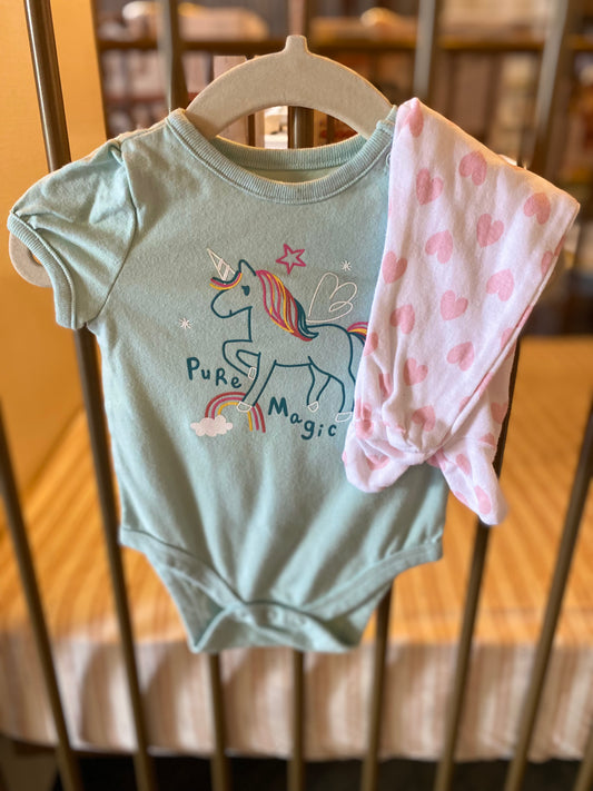 Garanimals "Pure Magic" Unicorn 2-piece Outfit