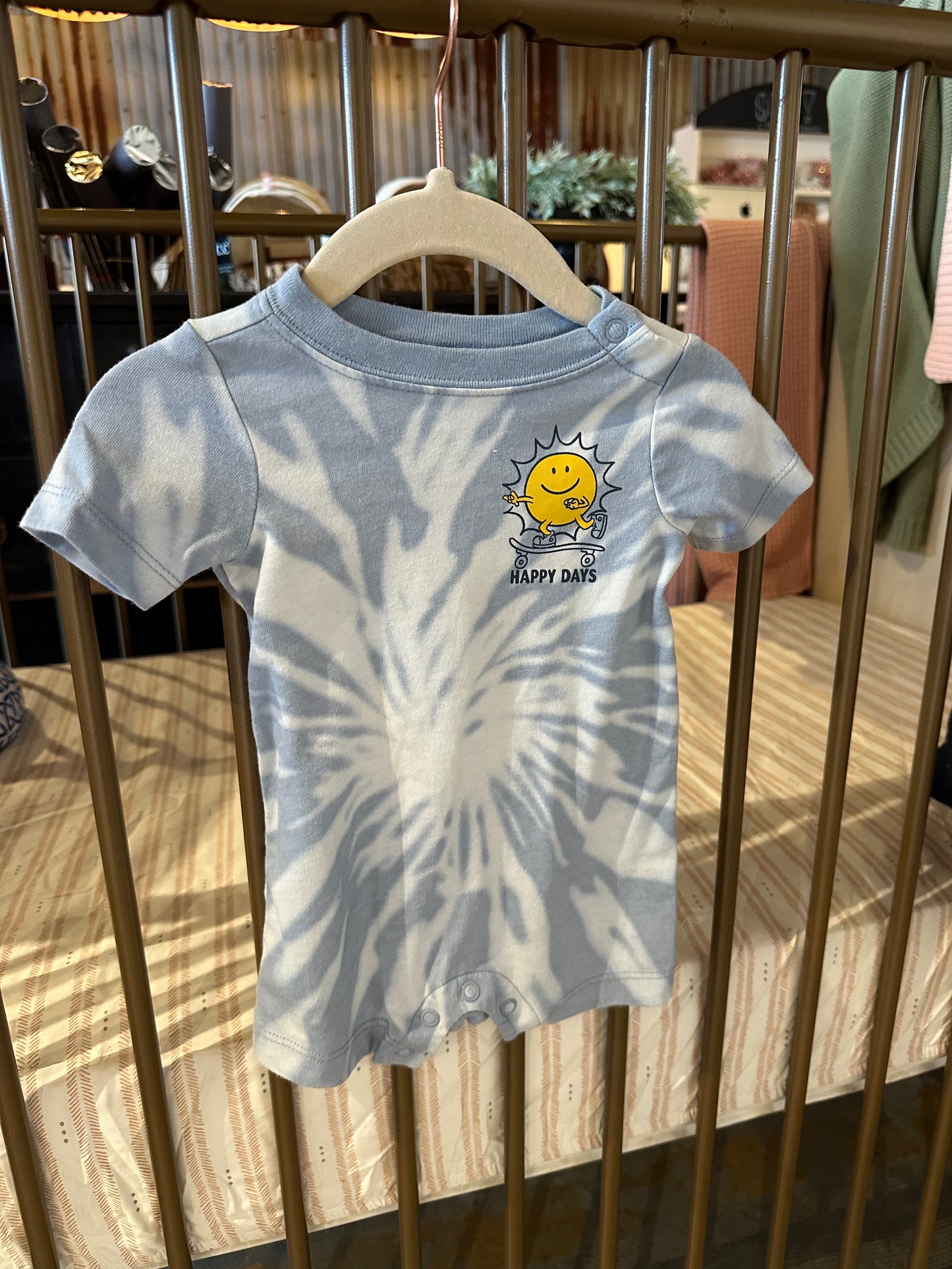 Garanimals Tie Dye "Happy Days" Romper