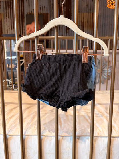 Garanimals X Gap Black & Blue Jean Shorts