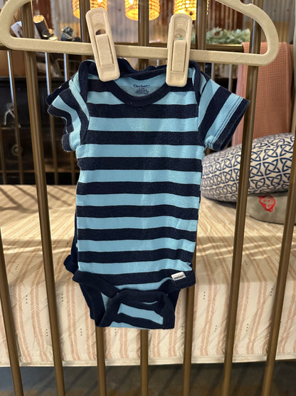 Gerber Blue Little Guy Sports 2-piece Onesies