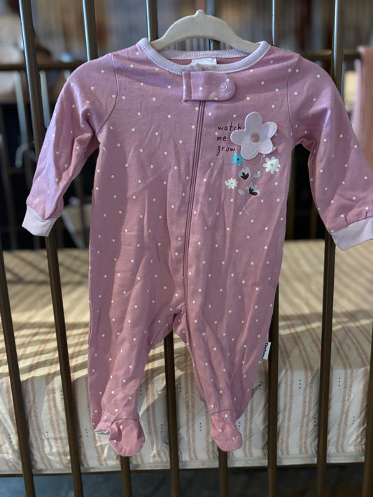 Gerber Purple "Watch Me Grow" Sleeper