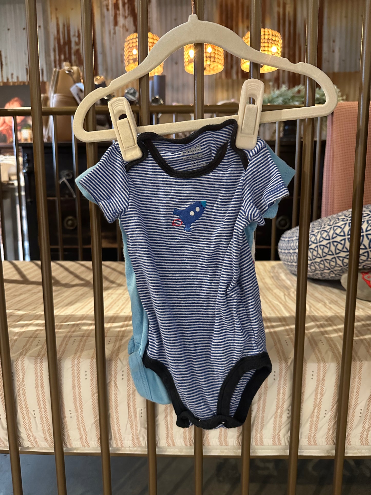 Gerber X Carter's Blue 3-piece Onesies