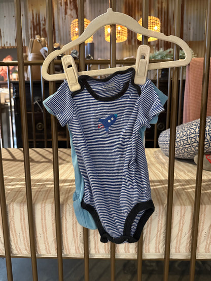 Gerber X Carter's Blue 3-piece Onesies