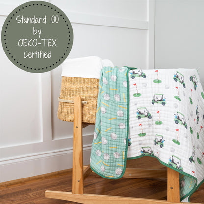 Golf A Round Muslin Quilt