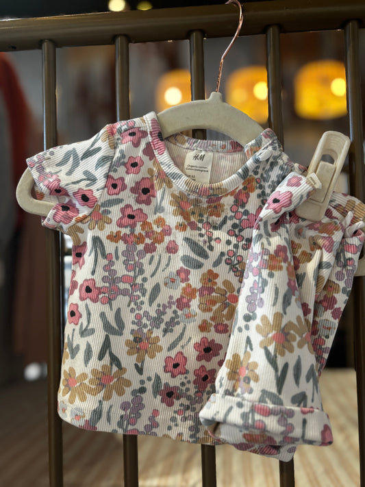 H&M 2-piece Floral Outfit
