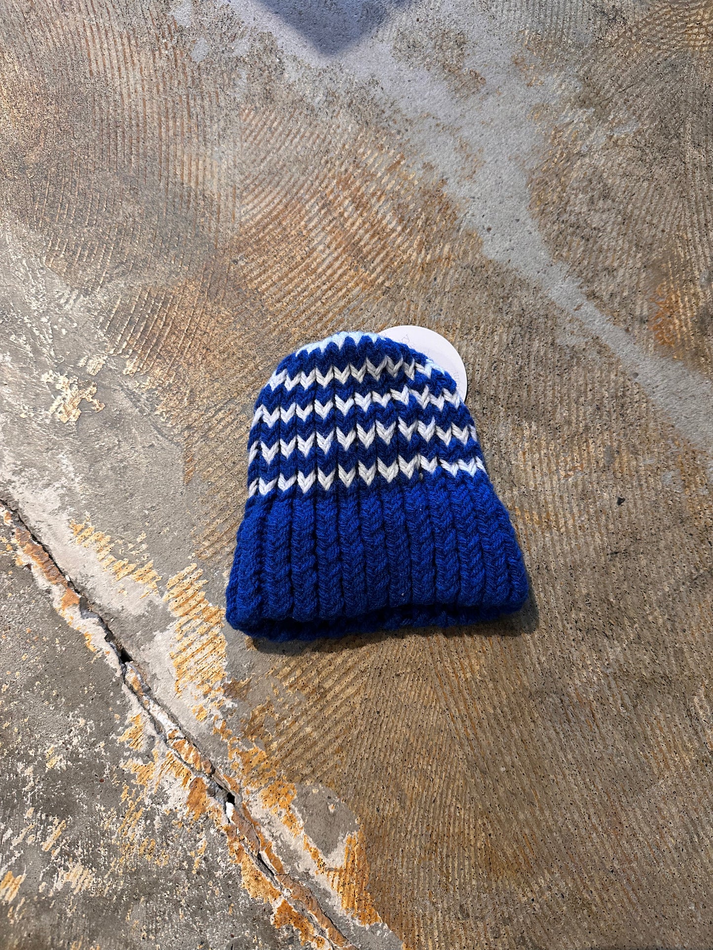 Handmade Blue & White Hat