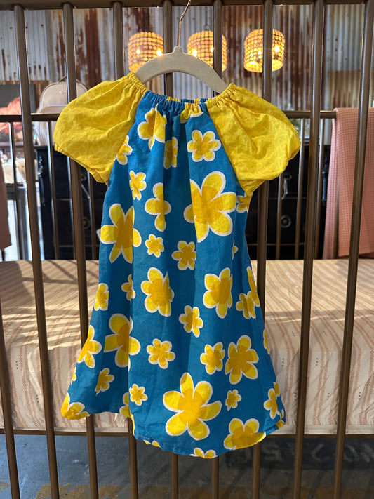 Handmade Yellow Floral Sundress