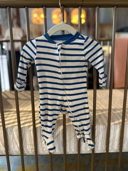 Huggies Blue Striped Sleeper