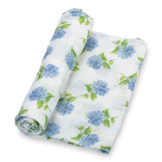 Hydrangea Baby Muslin Swaddle