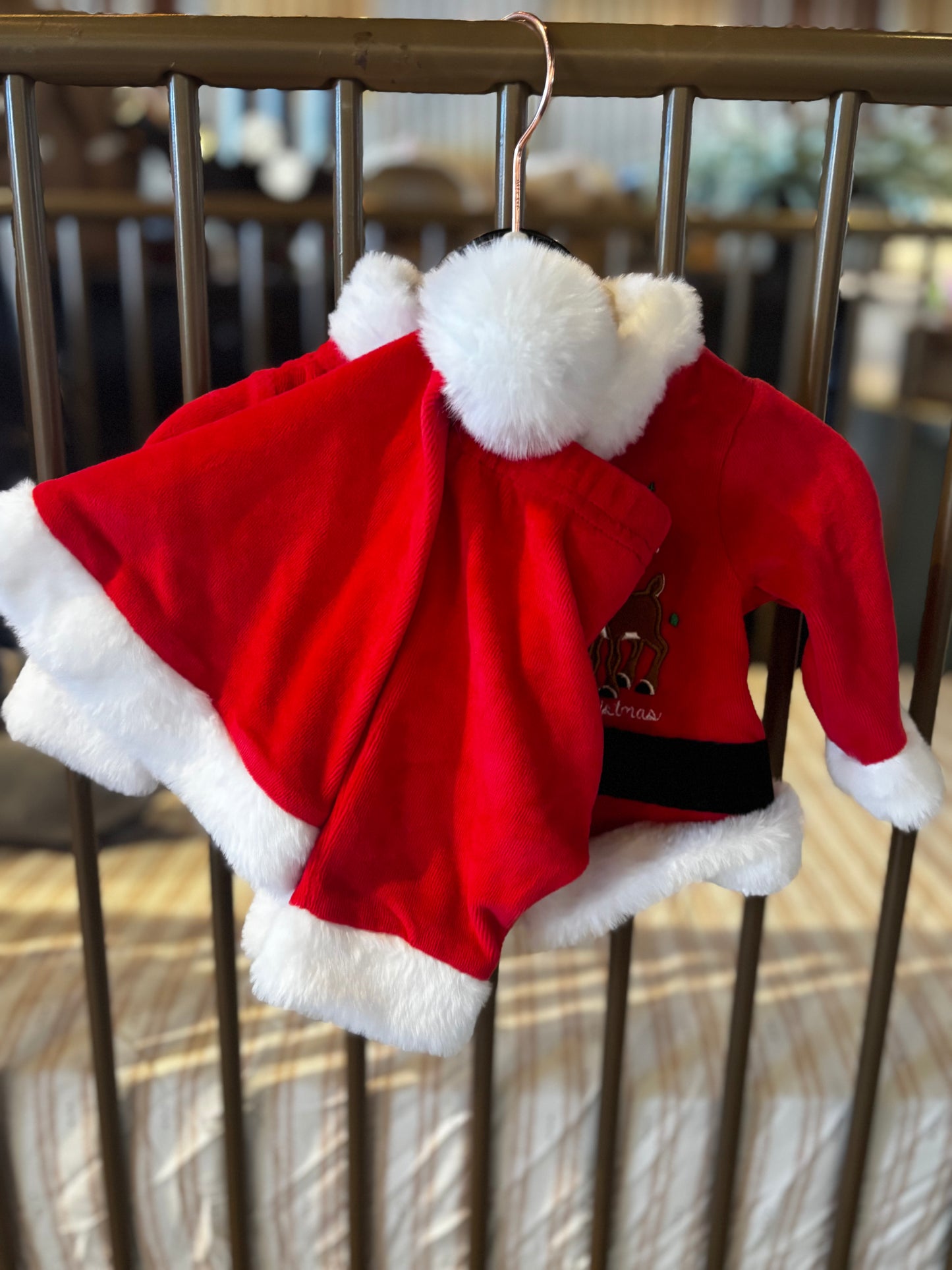 "My First Christmas" 3 Piece Santa Suit
