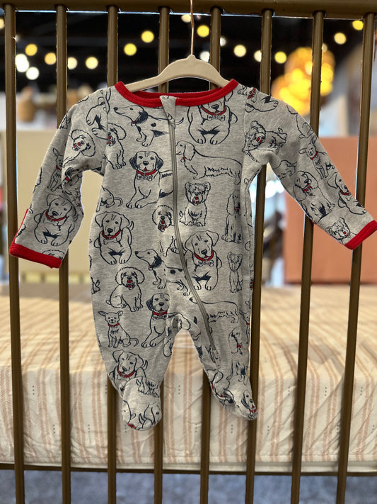 Wonder Nation Gray Puppy Sleeper EC