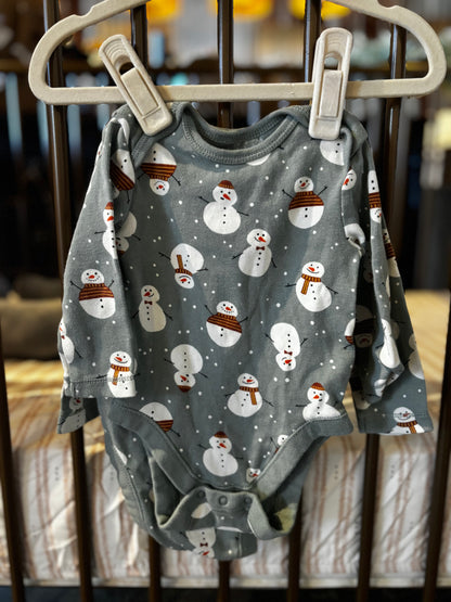 Old Navy Snowman Onesie Set