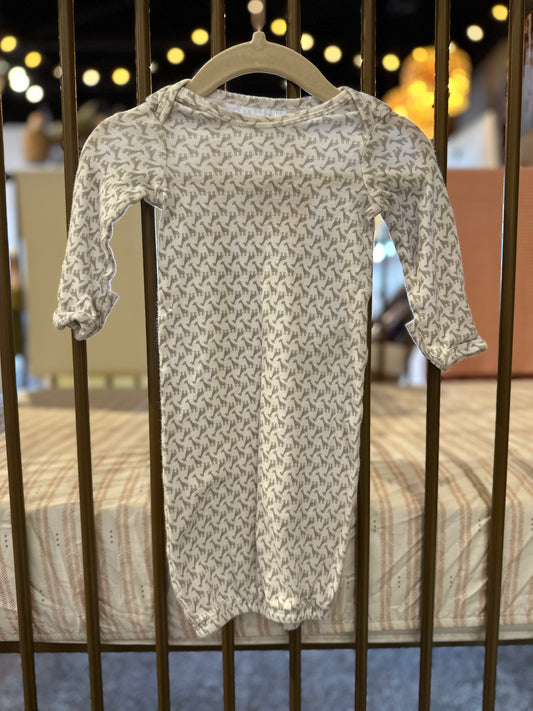 Carter's Gray giraffe Gown
