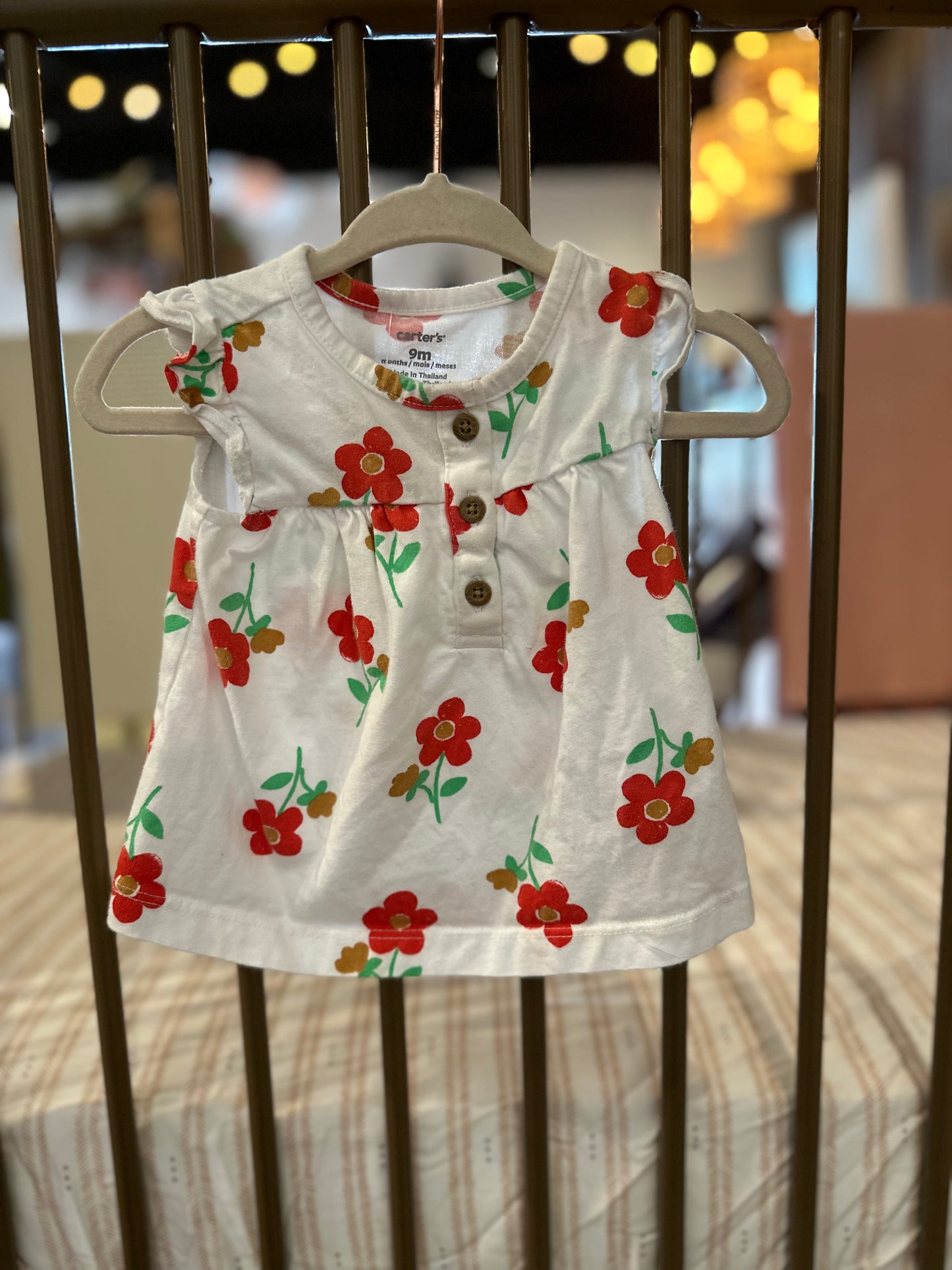 Carter's Red Floral Shirt