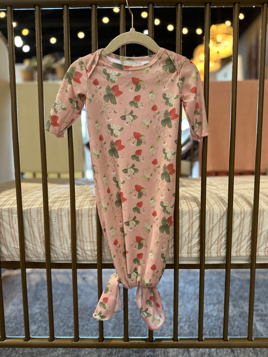 Toby Strawberry Garden Knotted Gown